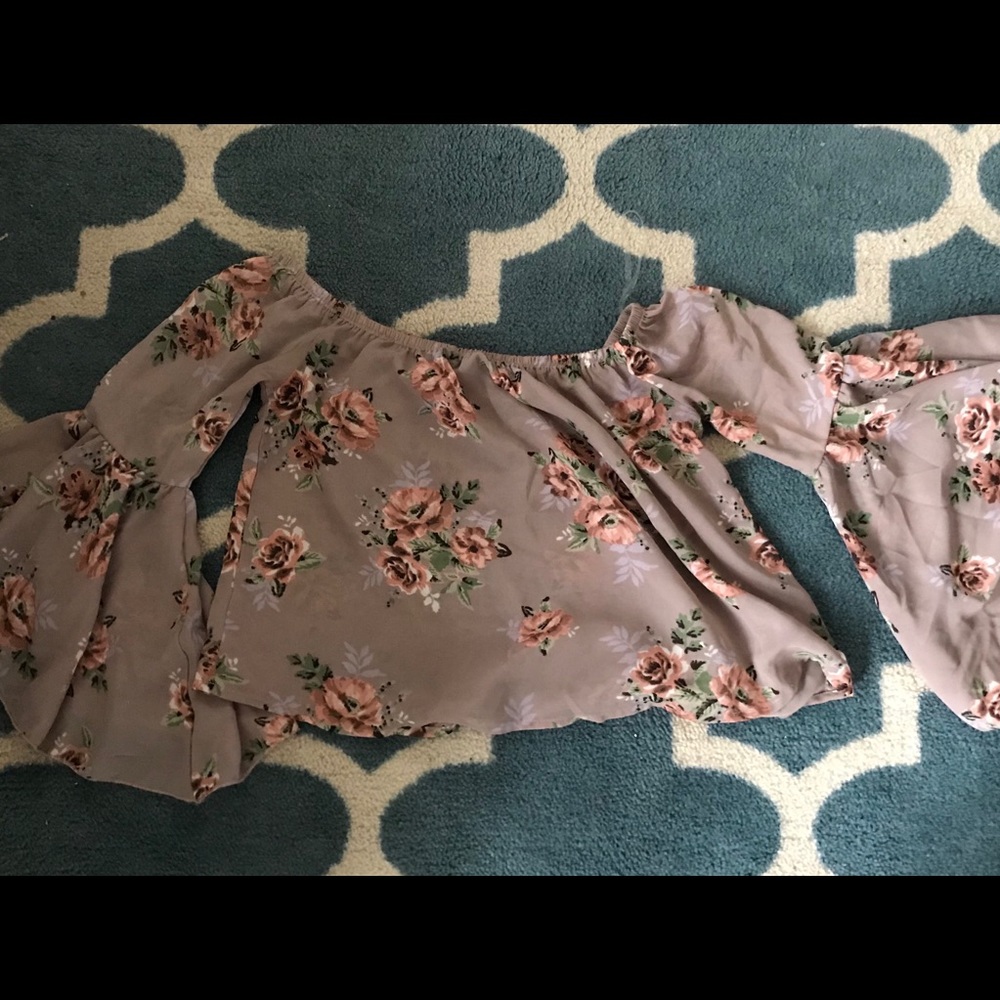 Floral crop top